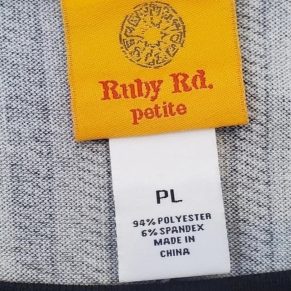 Ruby Rd Easy Chic pullover stripe top - Picture 4 of 6